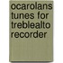 Ocarolans Tunes For Treblealto Recorder