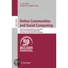 Online Communities And Social Computing door Onbekend