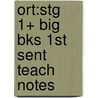 Ort:stg 1+ Big Bks 1st Sent Teach Notes door Thelma Page