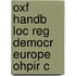 Oxf Handb Loc Reg Democr Europe Ohpir C