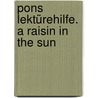 Pons Lektürehilfe. A Raisin In The Sun door Lorraine Hansberry