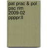 Pat Prac & Pol Pac Rim 2009-02 Ppppr:ll by Unknown