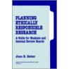 Planning Ethically Responsible Research door Joan E. Sieber