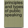 Principles and Types of Public Speaking door Raymie McKerrow