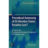 Procedural Autonomy Of Eu Member States door Galetta