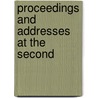 Proceedings And Addresses At The Second door Bicknells Bicknells