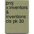 Proj X:inventors & Inventions Cls Pk 30