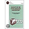 Quality in the Food Analysis Laboratory door Roger Wood