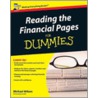 Reading The Financial Pages For Dummies door Michael Wilson