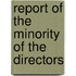 Report Of The Minority Of The Directors