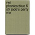 Rwi Phonics:blue 6 Str Jade's Party N/e
