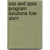 Sas And Spss Program Solutions Fuw Alsm