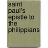 Saint Paul's Epistle to the Philippians door Onbekend
