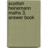 Scottish Heinemann Maths 3, Answer Book door Onbekend