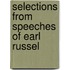 Selections From Speeches Of Earl Russel