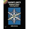 Snowflakes Stained Glass Colouring Book door John Green