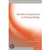 Special Comp In Geropsychology Scppsy P door Onbekend