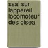 Ssai Sur Lappareil Locomoteur Des Oisea