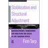 Stabilization and Structural Adjustment door Finn Tarp