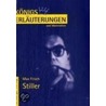 Stiller. Erläuterungen und Materialien door Max Frisch