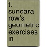 T. Sundara Row's Geometric Exercises In door T.B. 1853 Sundara Rao