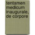Tentamen Medicum Inaugurale, De Corpore
