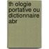 Th Ologie Portative Ou Dictionnaire Abr