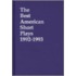 The Best American Short Plays 1992-1993