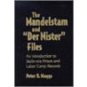 The Mandelstam File And Der Nister File door Peter B. Maggs