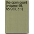 The Open Court (Volume 49, No.933, C.1)
