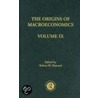 The Origins Of Macroeconomics Volume Ix door Robert Dimand