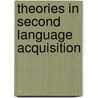 Theories In Second Language Acquisition by Van Patten