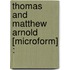 Thomas And Matthew Arnold [Microform] :