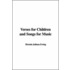 Verses For Children And Songs For Music