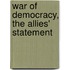 War of Democracy, the Allies' Statement