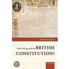 Whats Wrong With British Constitution C door Iain McLean
