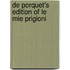 de Porquet's Edition of Le Mie Prigioni
