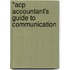 *Acp Accountant's Guide To Communication