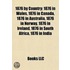 1876 By Country: 1876 In Wales, 1876 In