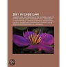 2001 In Case Law: 2001 Reasons Of The Su door Source Wikipedia