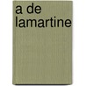 A De Lamartine door Onbekend