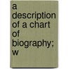 A Description Of A Chart Of Biography; W door Onbekend