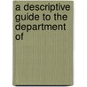 A Descriptive Guide To The Department Of door Percy Brown