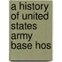 A History Of United States Army Base Hos