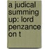 A Judical Summing Up: Lord Penzance On T