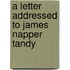 A Letter Addressed To James Napper Tandy