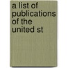 A List Of  Publications Of The United St door Randloph L. Geare