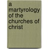 A Martyrology Of The Churches Of Christ door Onbekend