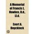 A Memorial Of Francis L. Hawkes, D.D., L