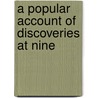 A Popular Account Of Discoveries At Nine door Sir Austen Henry Layard